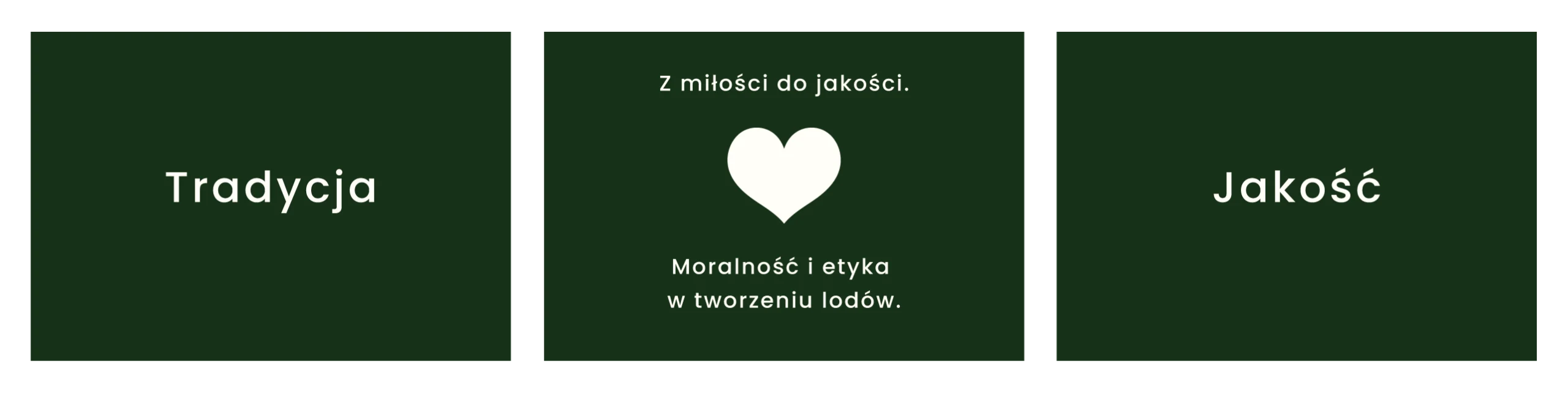 Wartości marki Crème de la crème – tradycja, jakość i etyczne tworzenie rzemieślniczych lodów.