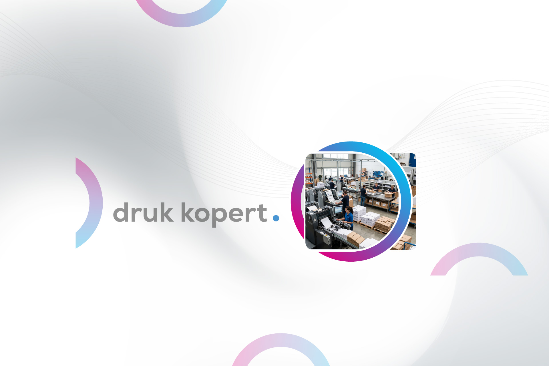 Personalizowany druk kopert firmowych z logotypem i adresem zwrotnym