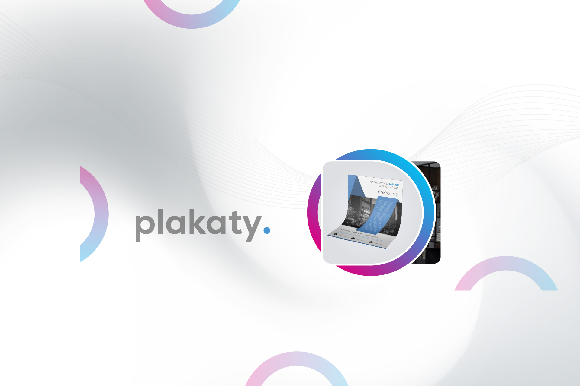 Przygotowanie projektu plakatu promocyjnego dla klienta B2B